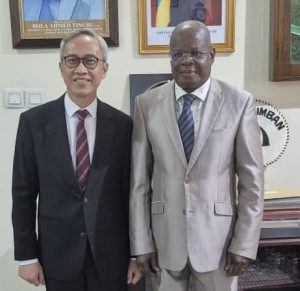 Audience accordée ce 7 Août 2025 à SEM Bambang Sharto,Ambassadeur d'Indonésie au Nigeria, Ambassadeur désigné au Togo